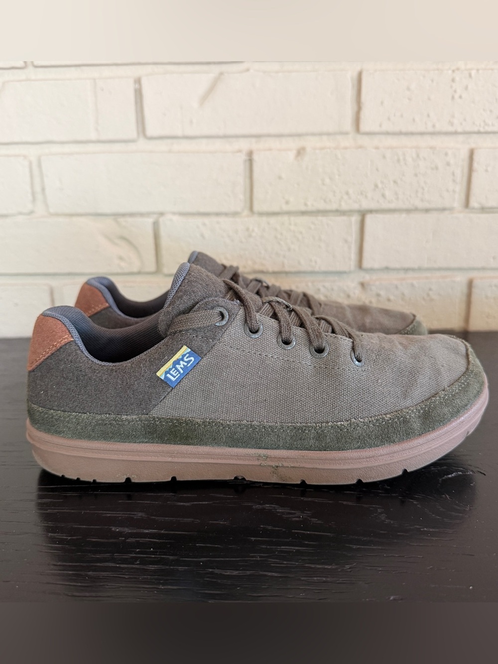 LEMS Chillum Spruce Green Minimalist Gorpcore Shoes Sneakers Women 9 Men 7.5